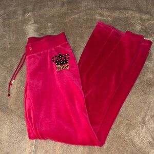 Vintage Juicy Couture Pink Velour Joggers